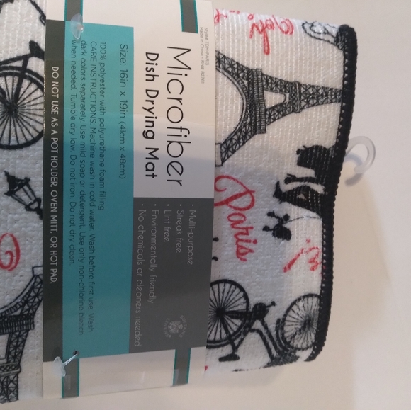 Microfiber dish drying  mat size 16in x19in - Picture 4 of 4